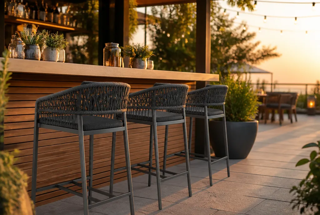 Outdoor bar stools we supply